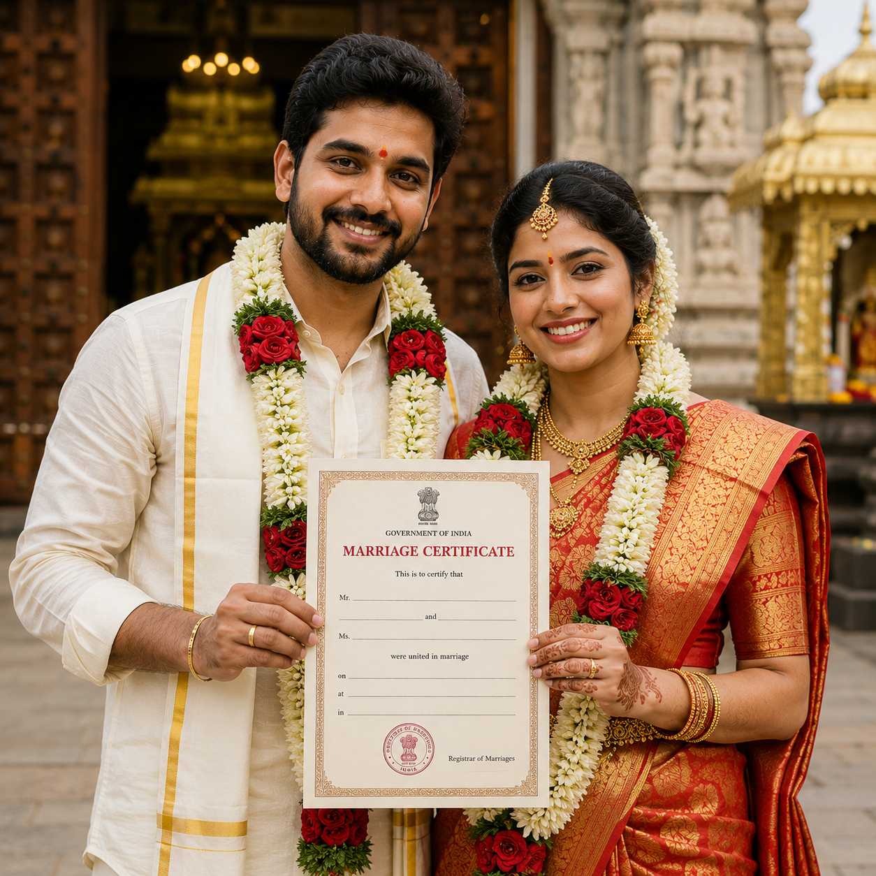 Temple Marriage Registration